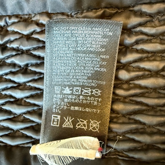 The North Face 550 Women Size L Black Sheen Puffer Goose Down Insulated Jacket - Picture 12 of 16